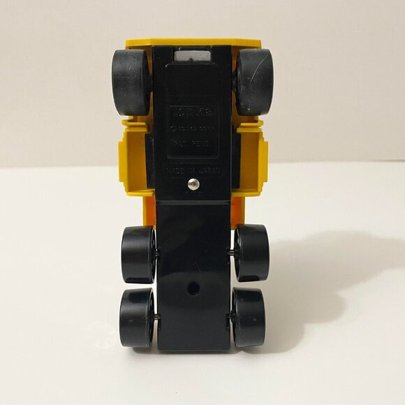 Vintage 80s Yellow Tonka Semi Mack Truck Clutch Popper Made in Japan - Picture 11 of 16